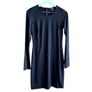 Fifteen Twenty Black Long Sleeve Zip Dress Women Sz Small